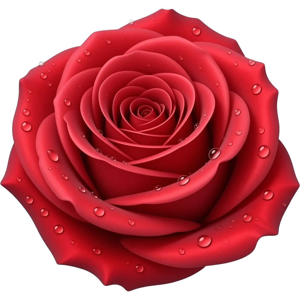 A red colour emoji