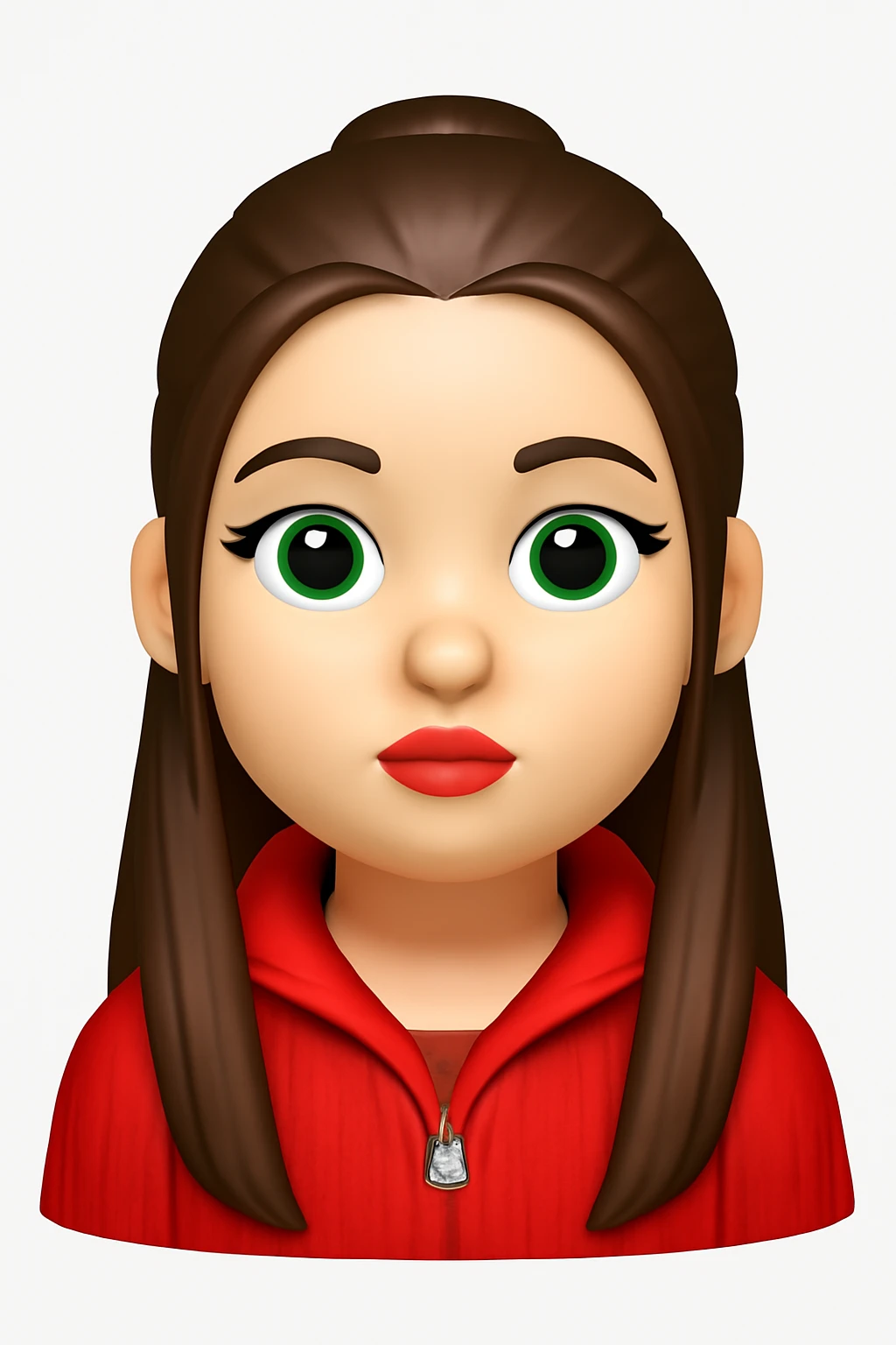 A 3D Apple-style emoji version of the uploaded image, preserving its colors, shapes, textures, and overall design, simplified into emoji form while keeping key details recognizable. Smooth glossy finish, soft shadows, high-quality render, minimal background emoji