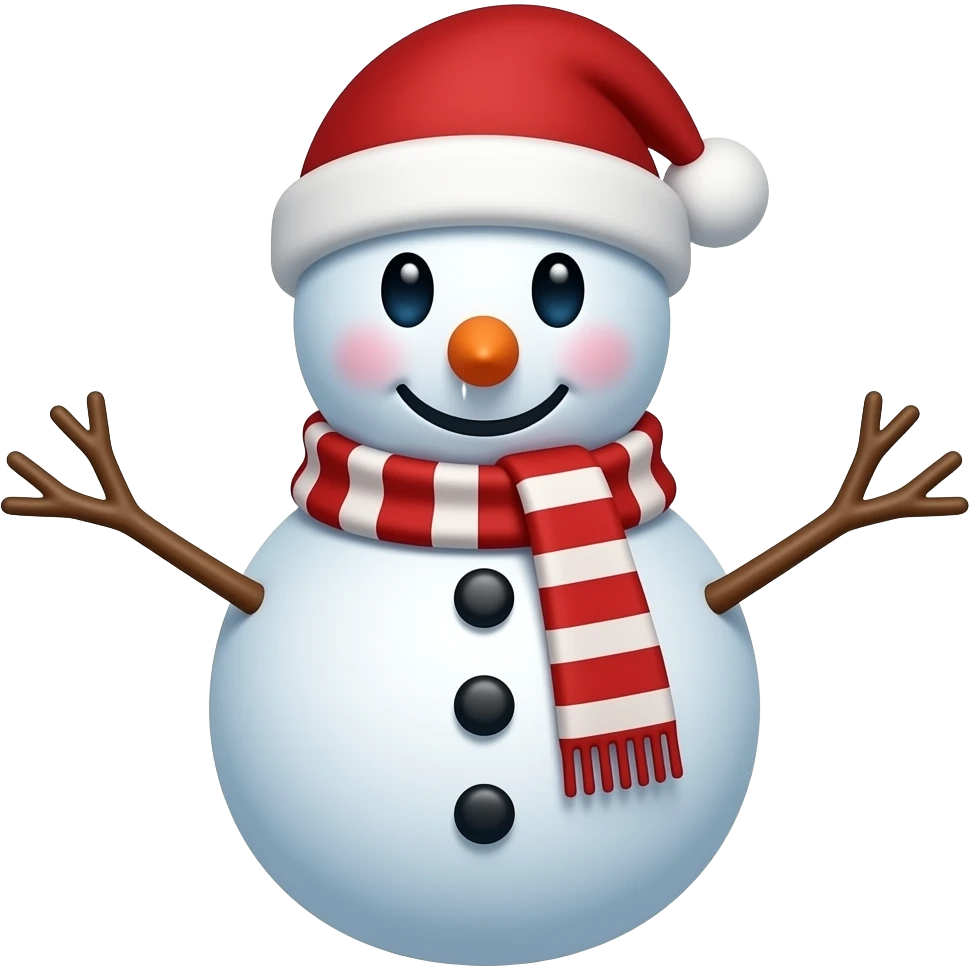 snowman with hat emoji