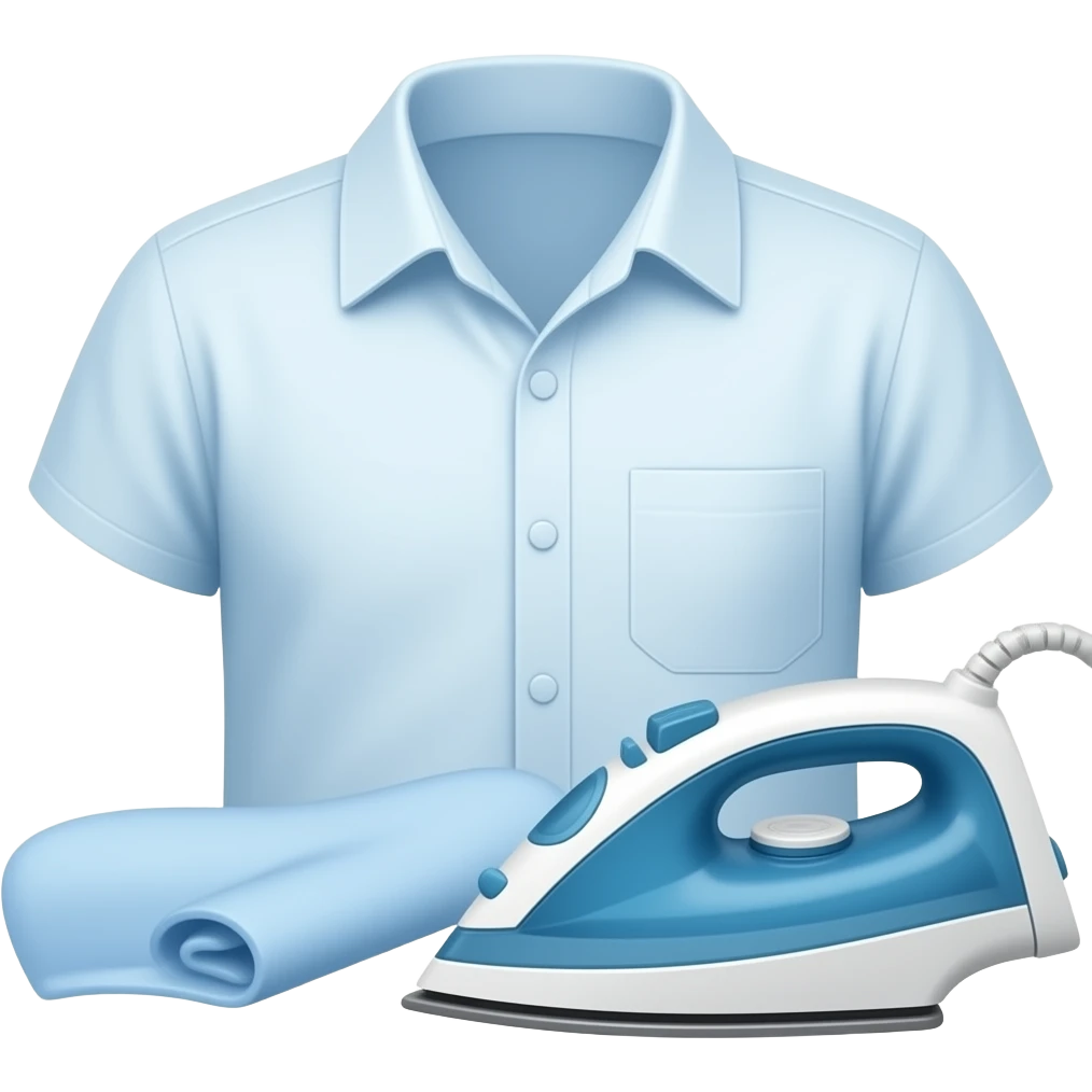 ironing shirts emoji