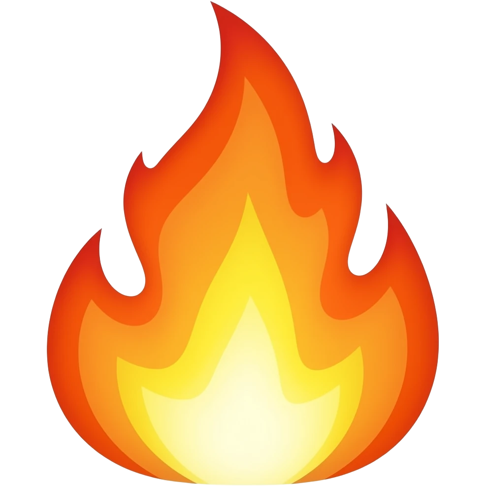 Flame blas emoji