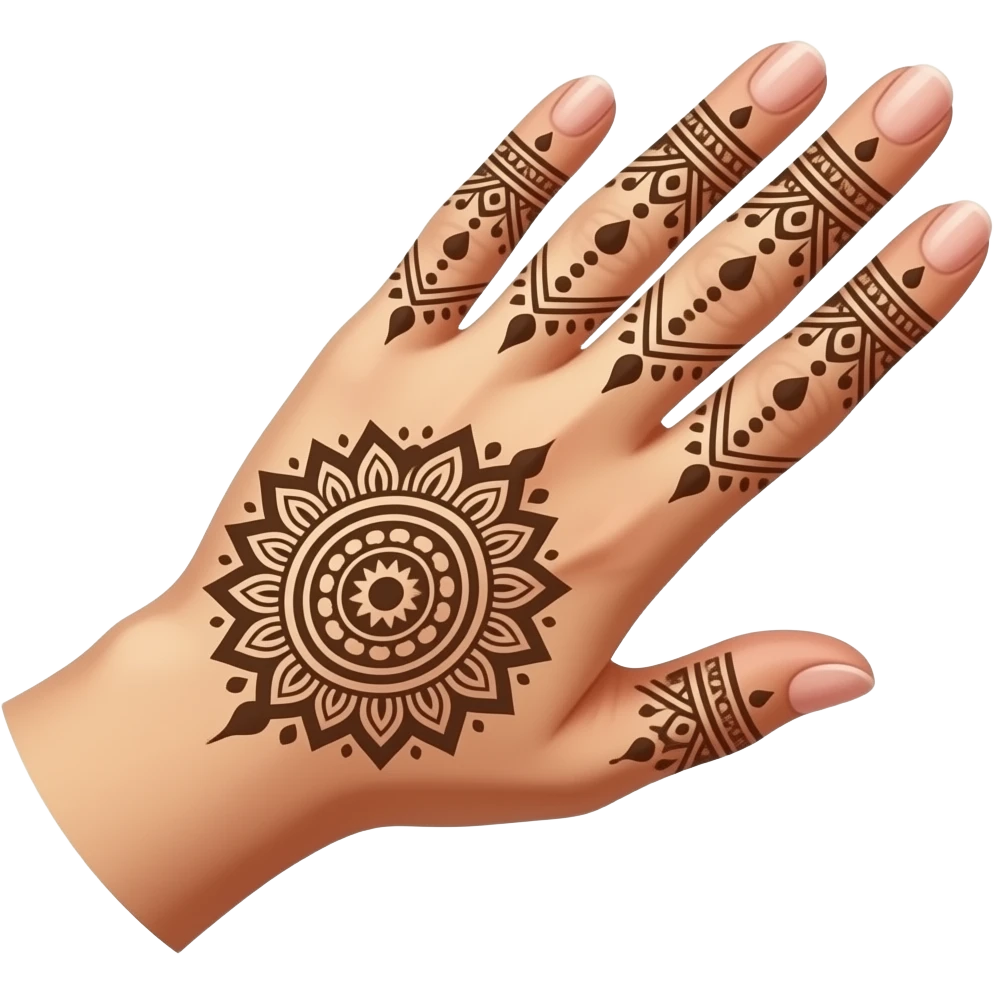 Henna mehndi emoji
