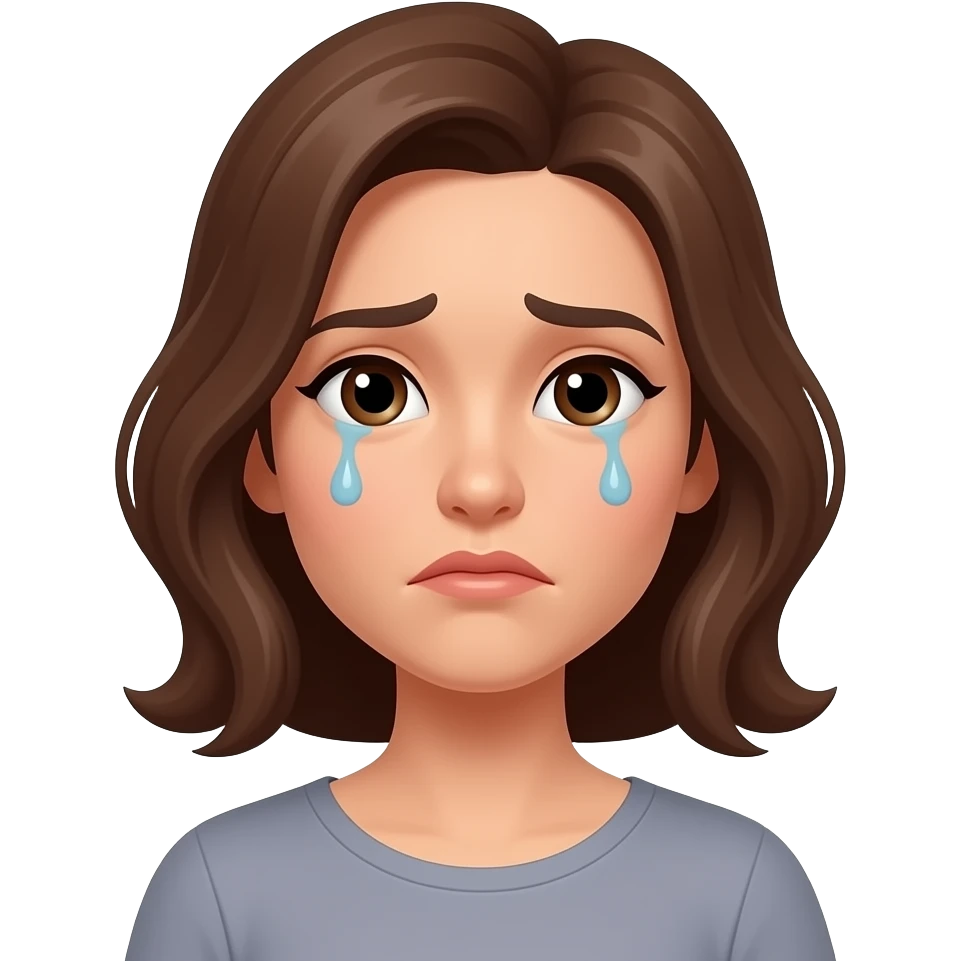 mujer con cara de cansada emoji