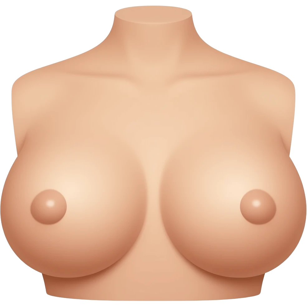 Emoji breast covered in cum emoji