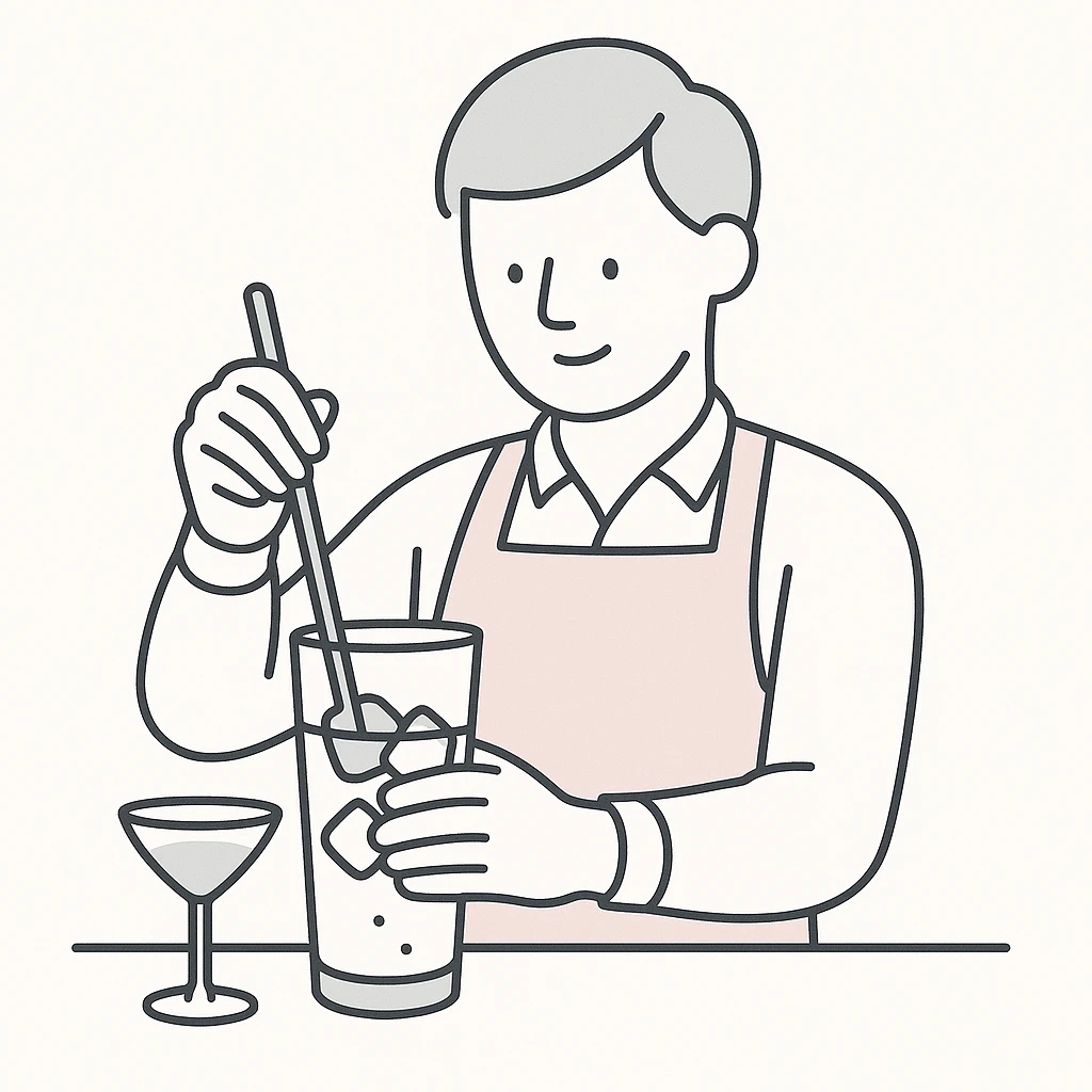 bartender mixing drinks emoji