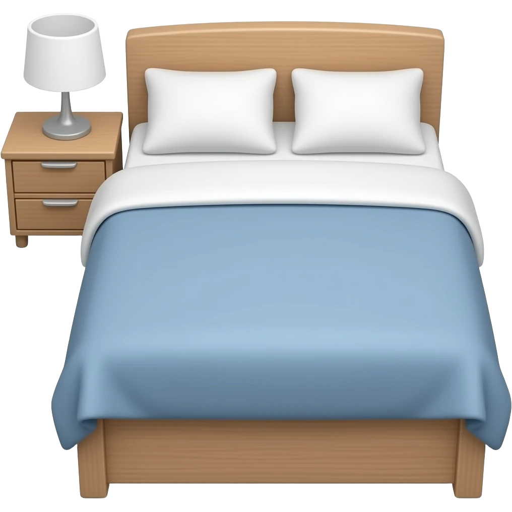 top down single bed emoji emoji