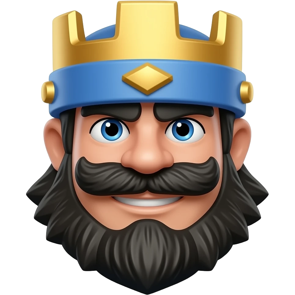 Barbarian from the game Clash Royale face emoji