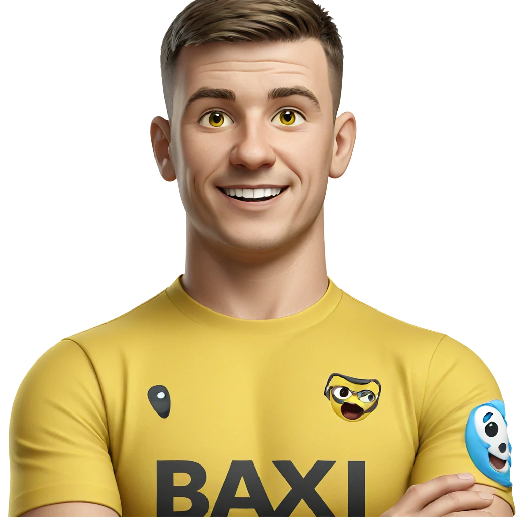 smiling boy in yellow shirt emoji