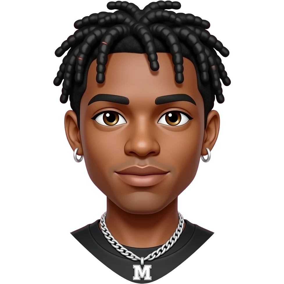 playboi carti y corazón y una M emoji