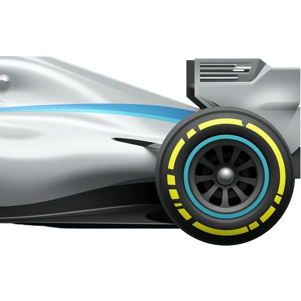 Formula 1 de lado emoji