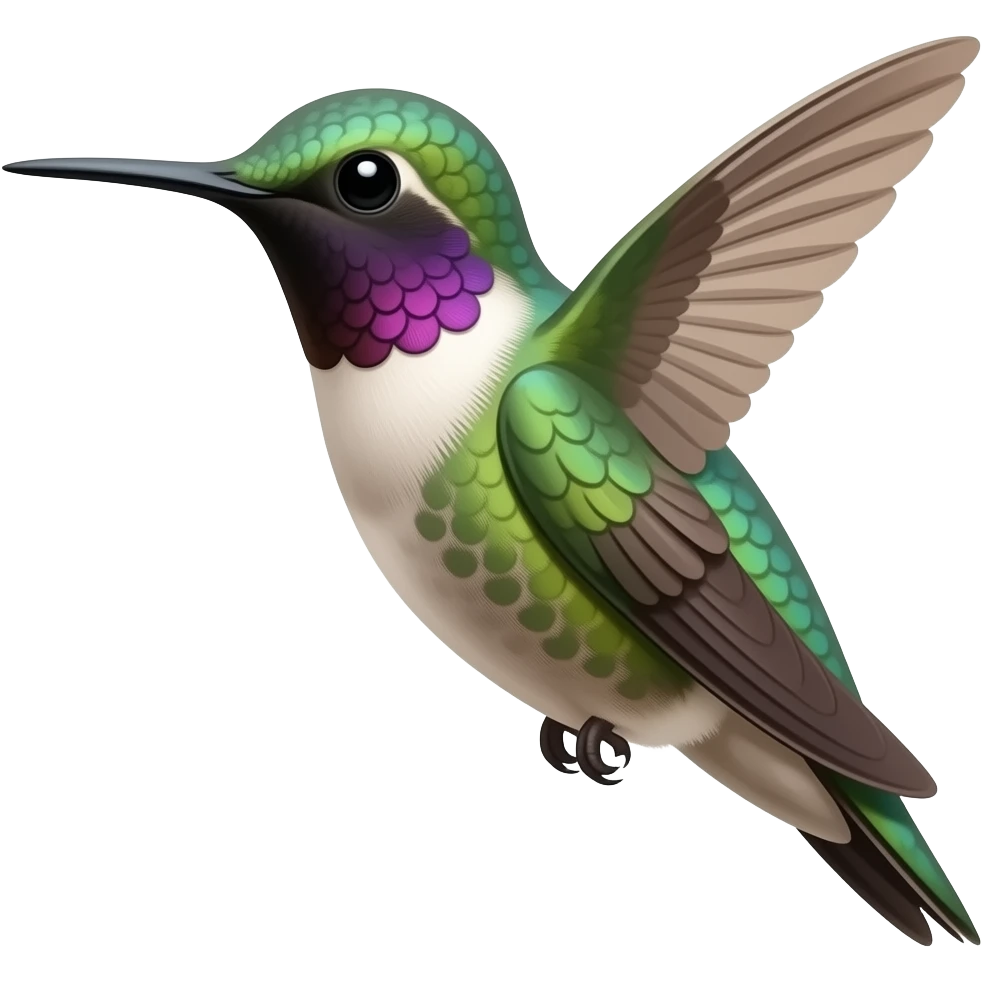 can I post it on Facebook as emoji hummingbird emoji