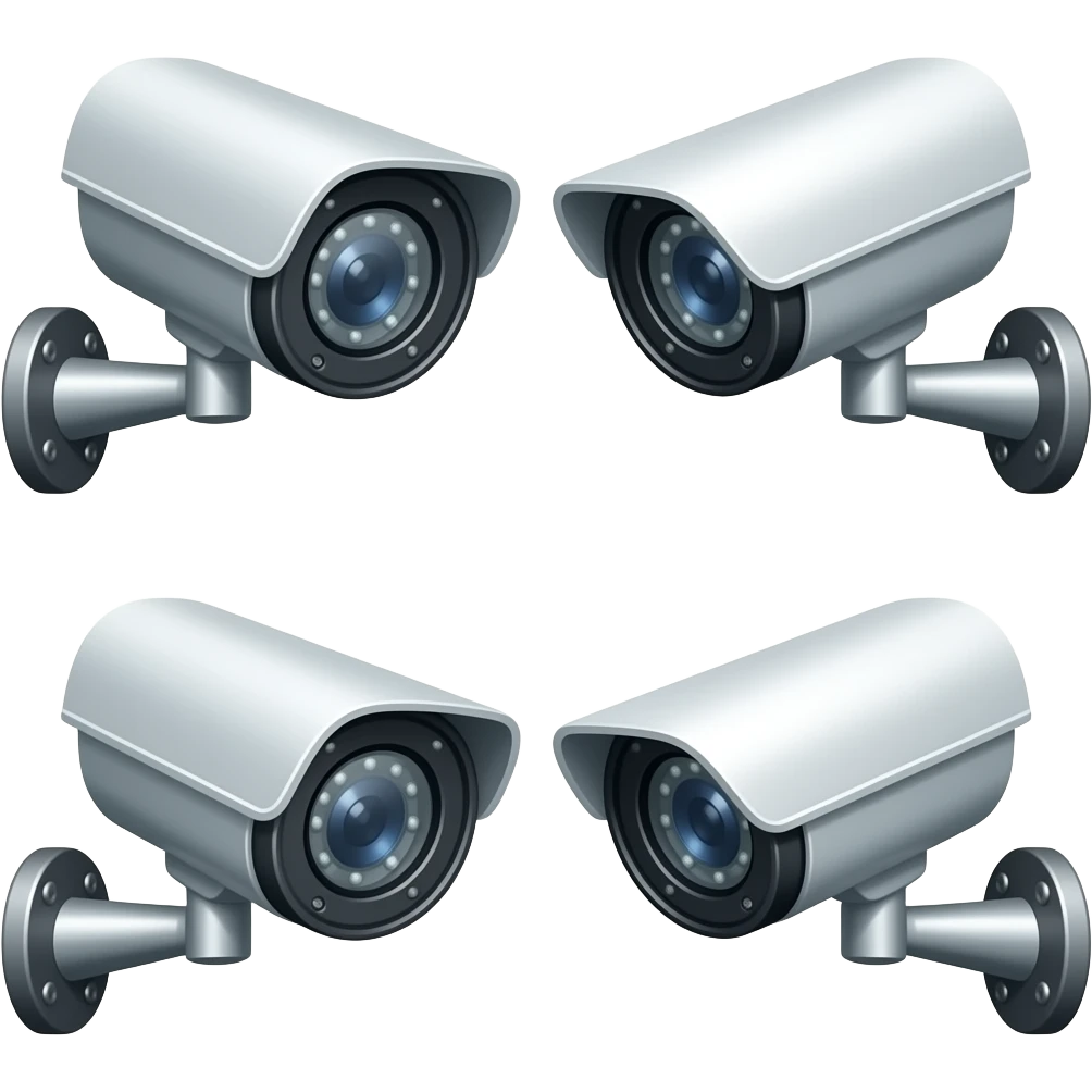 4 CCTV cameras in one emoji