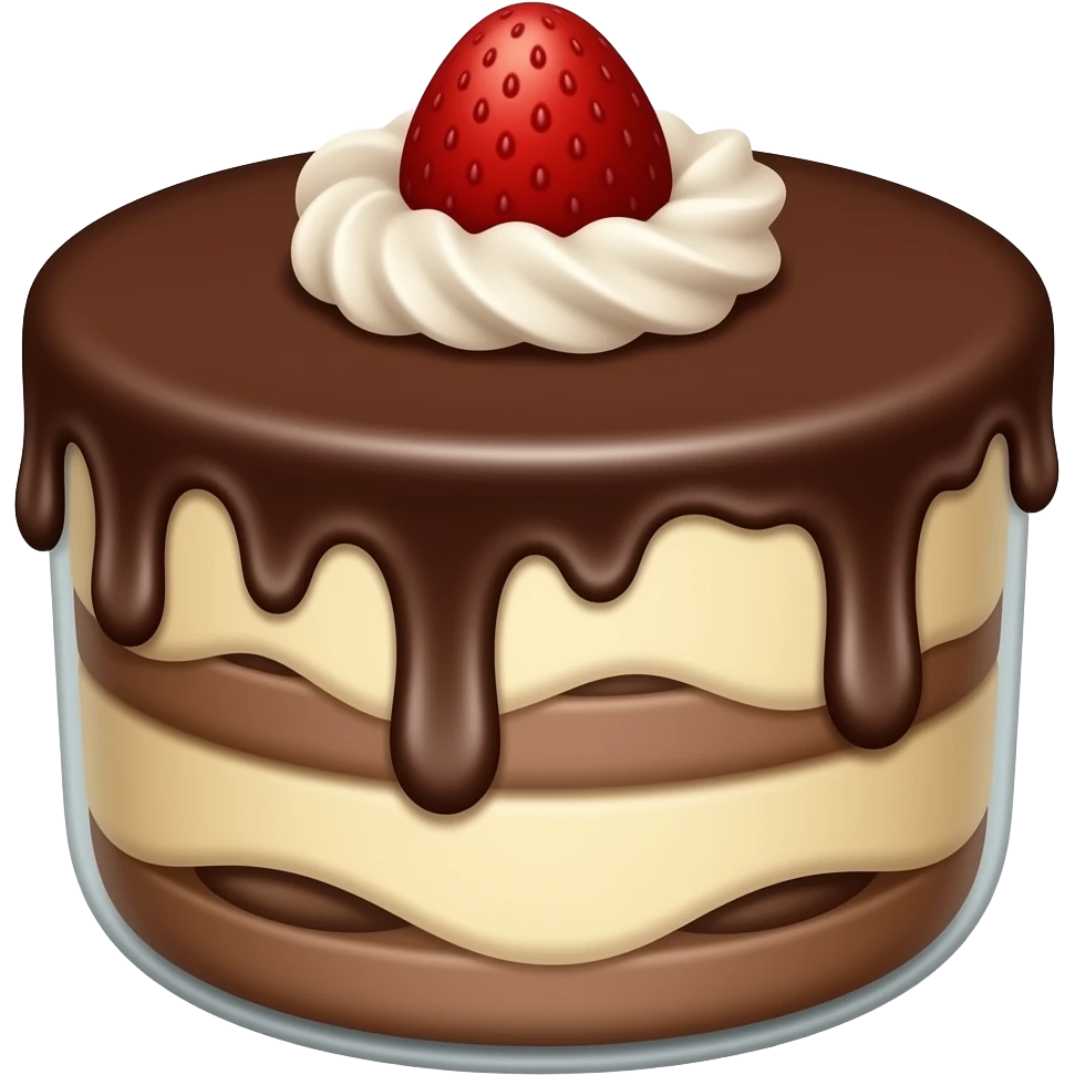 chocolate tiramisu 🩵 emoji