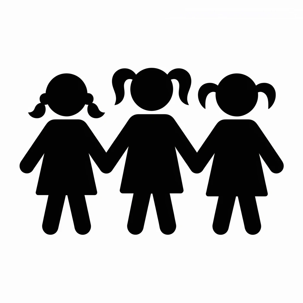 Children icon black silhouette emoji