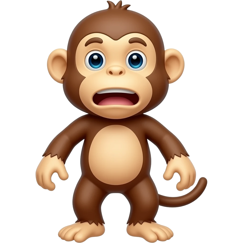 Un singe qui a faim emoji