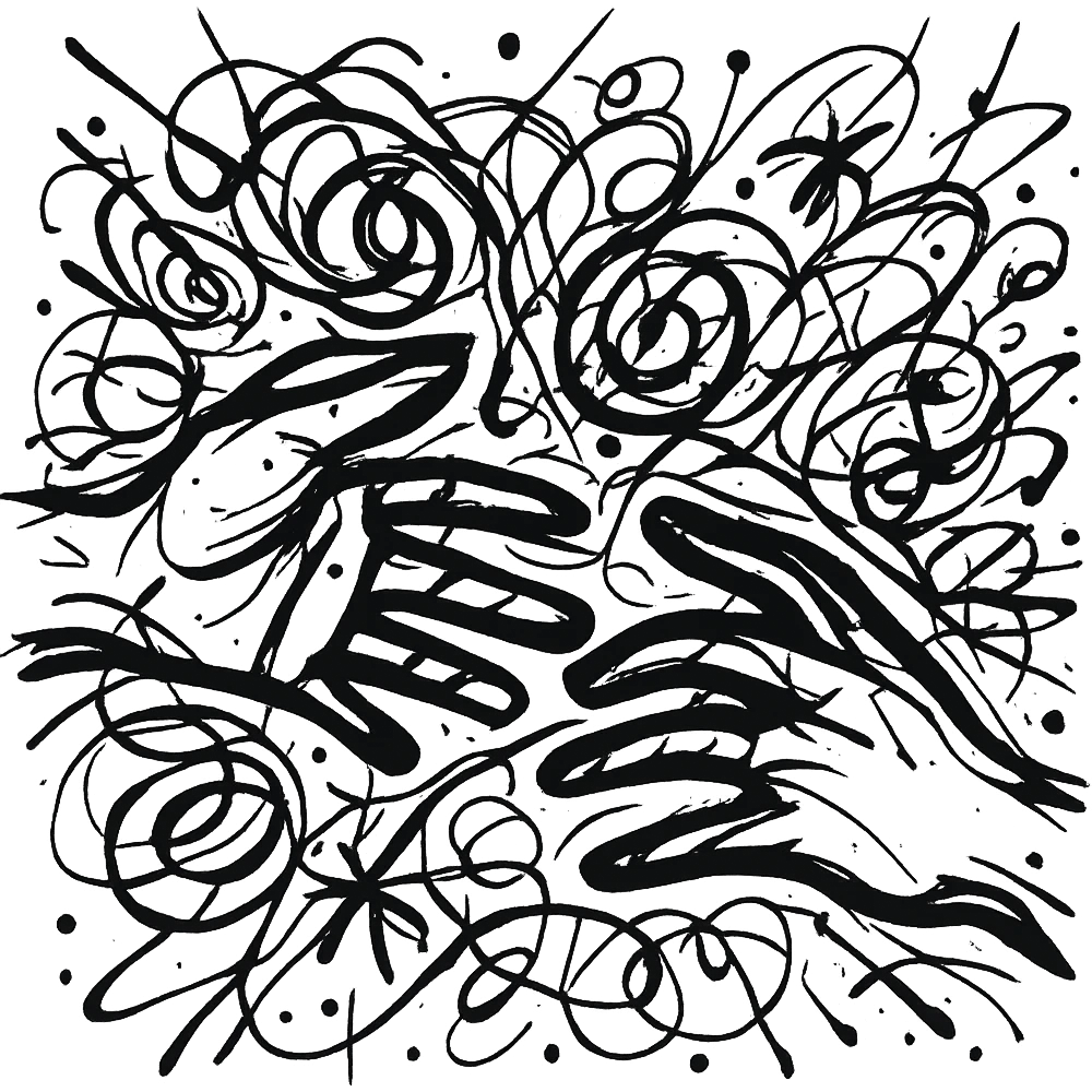 two hands reaching out to each other, chaotic drawn icon, loose lines emoji