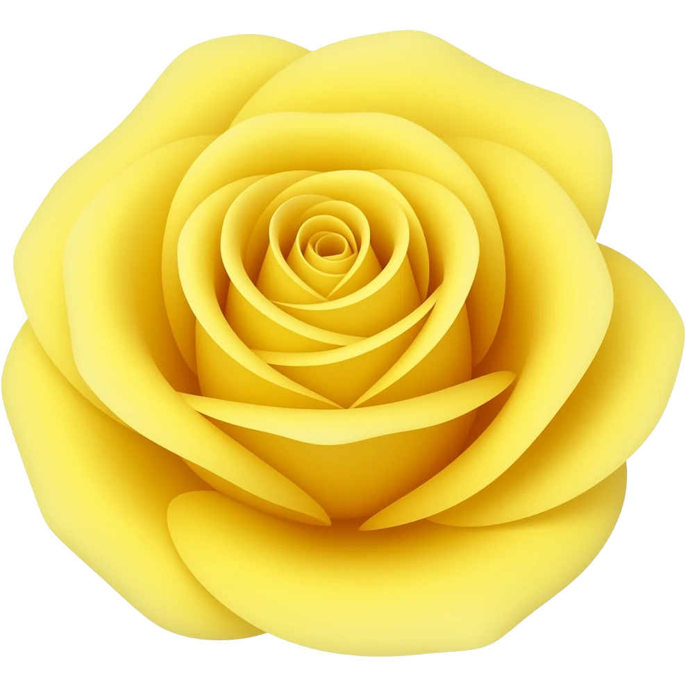 Yellow rose emoji