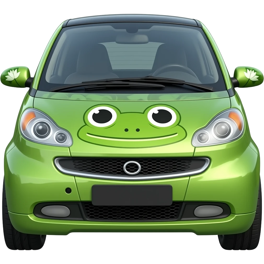 frog themed car emoji