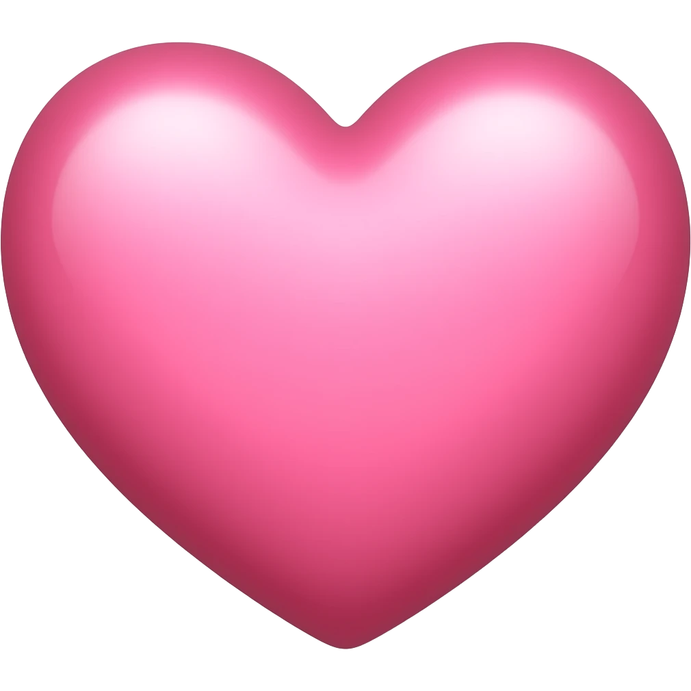 hazme un corazón normal como este ❤️ solo que en color rosita claro emoji