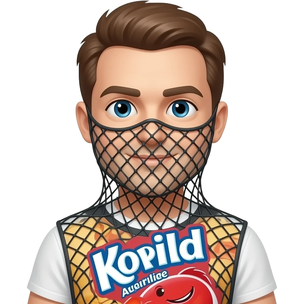 Kool aid man with fisnets emoji