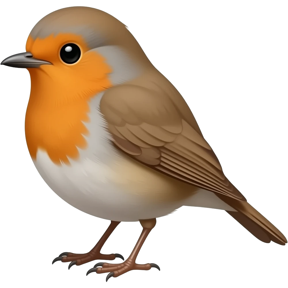 A robin emoji