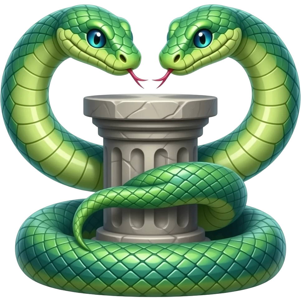 serpent with two heads emoji