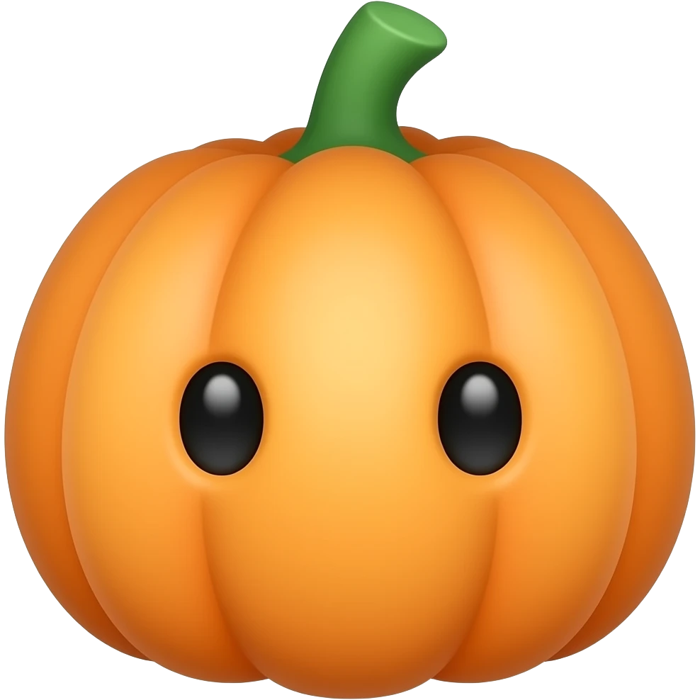 Create a realistic emoji of a pumpkin roll Squishmallow emoji