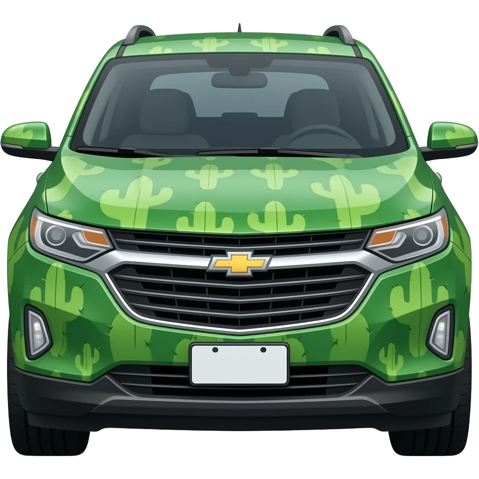 2026 Green cacti Chevy equinox emoji