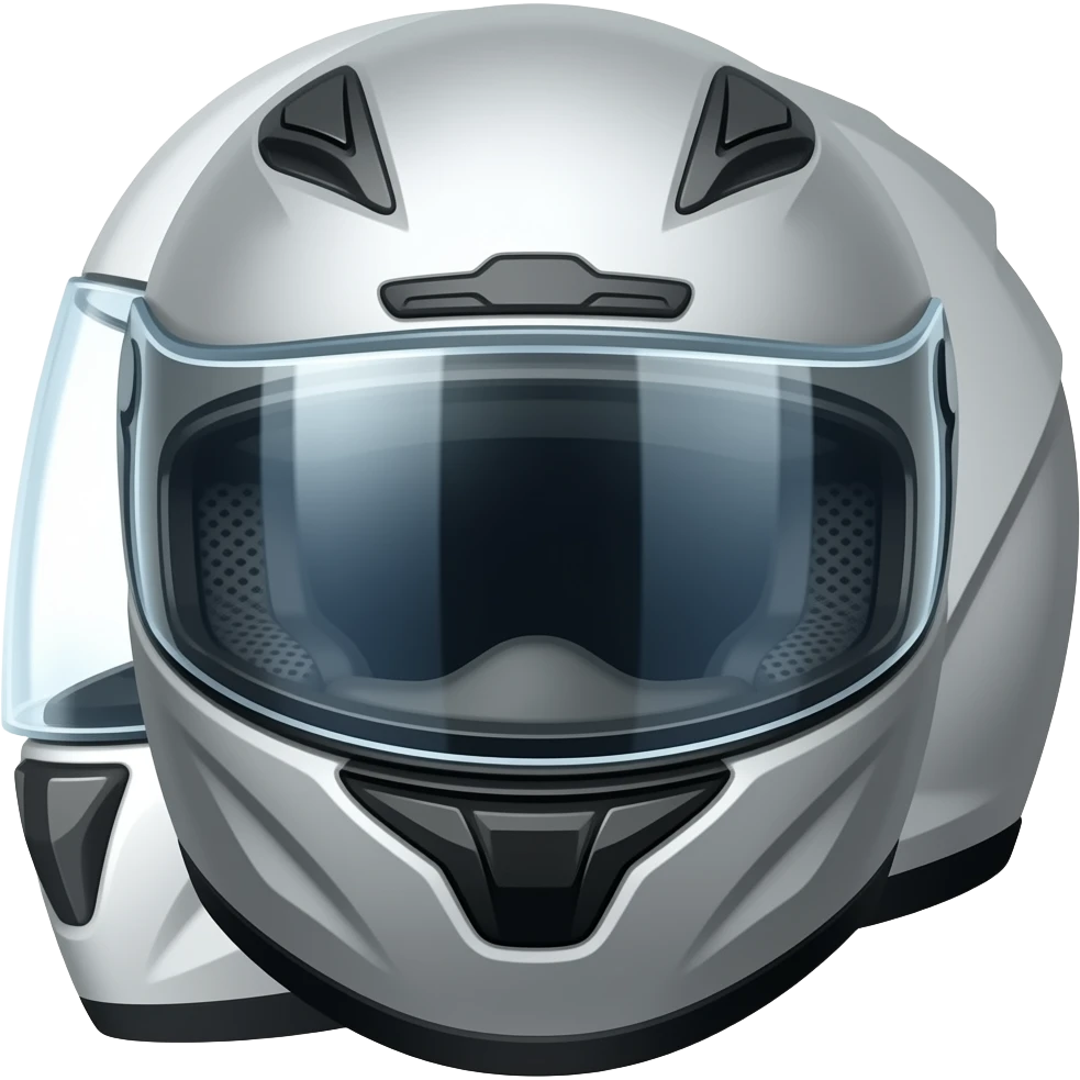 full face motorcycle helmet emoji