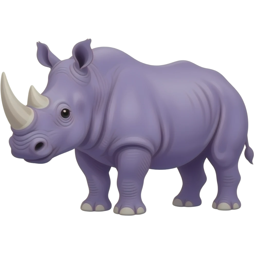 purple rhino emoji