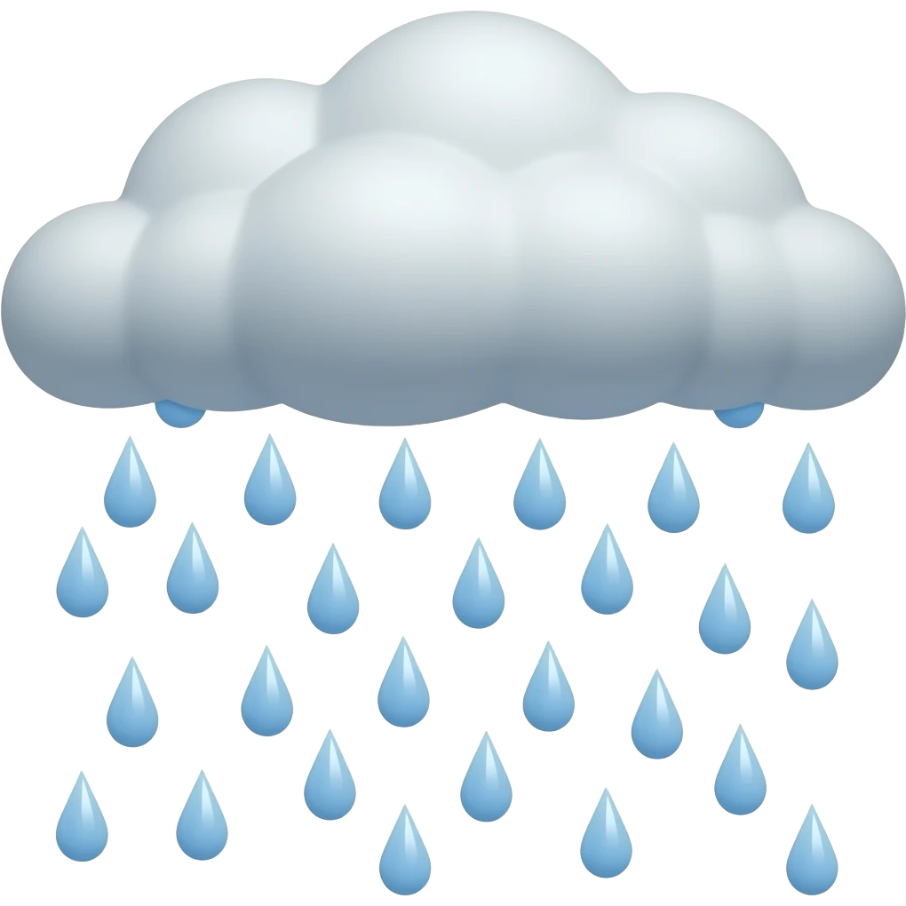rain emoji