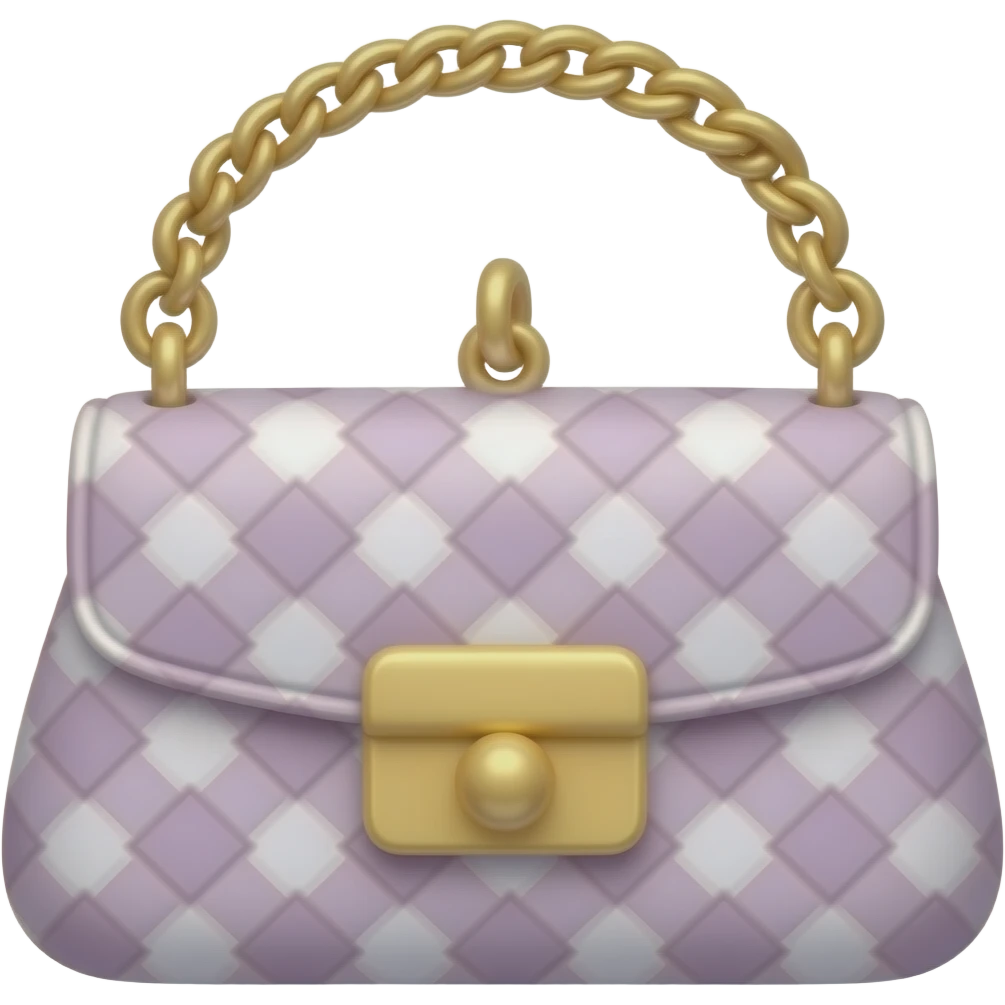 Pastel colored Purse charms emoji