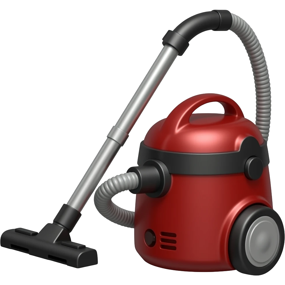 black and red shop vac emoji