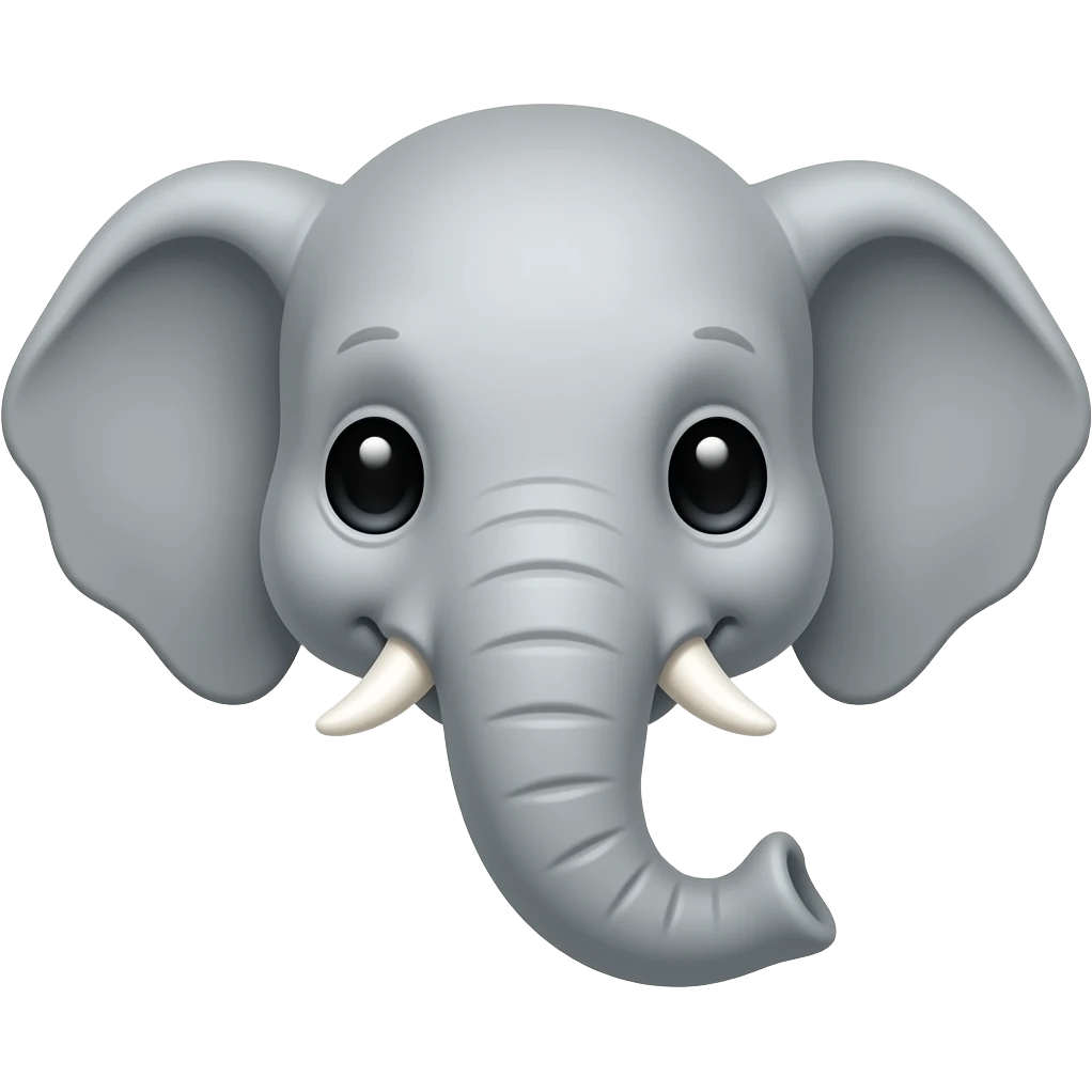 Baby elephant head emoji emoji