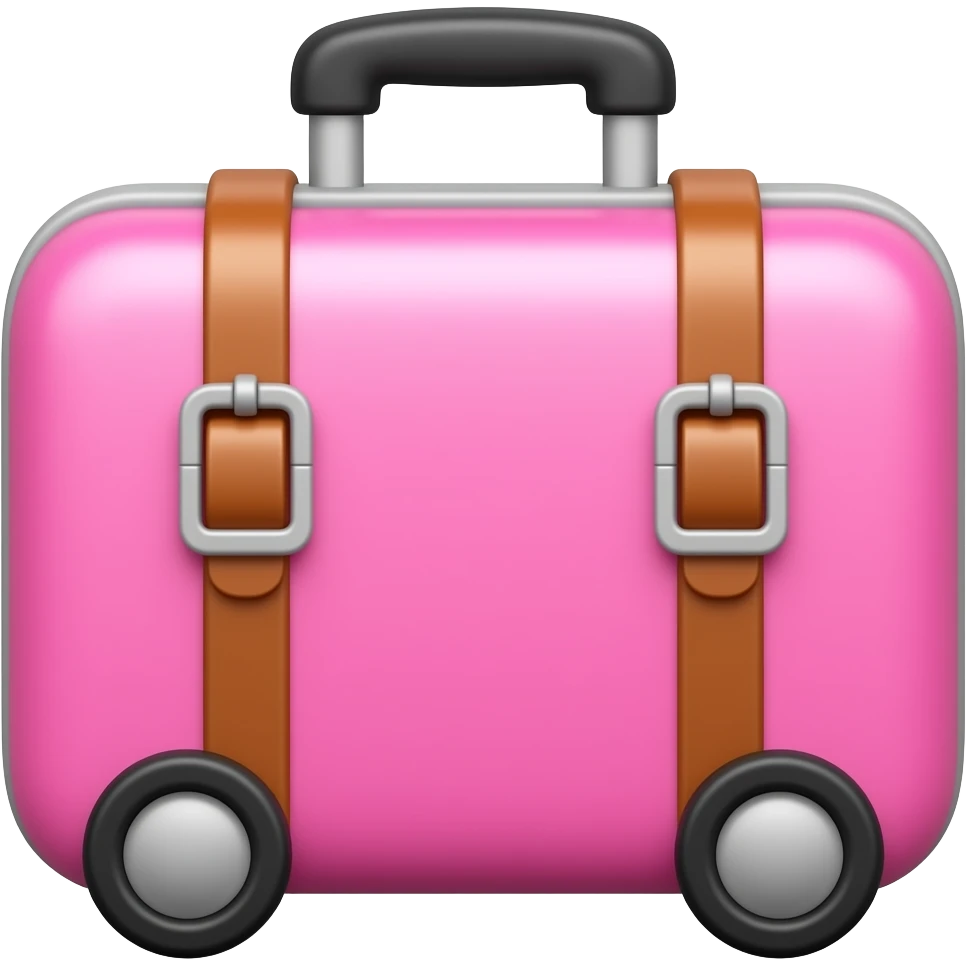 PINK SUITCASES emoji