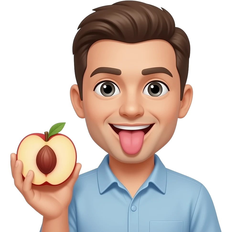 😛🍑 emoji