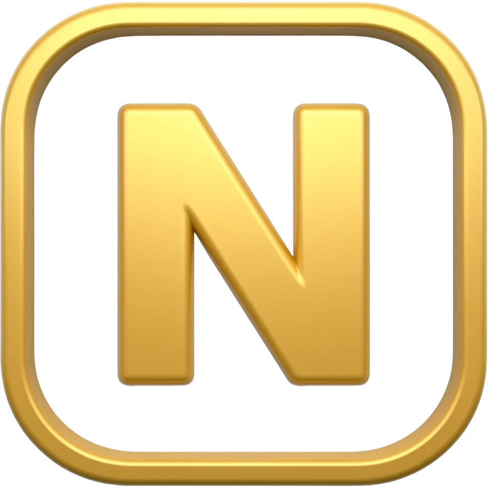 the letter N with a box around it emoji
