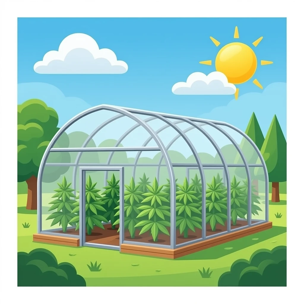 cannabis Greenhouse emoji