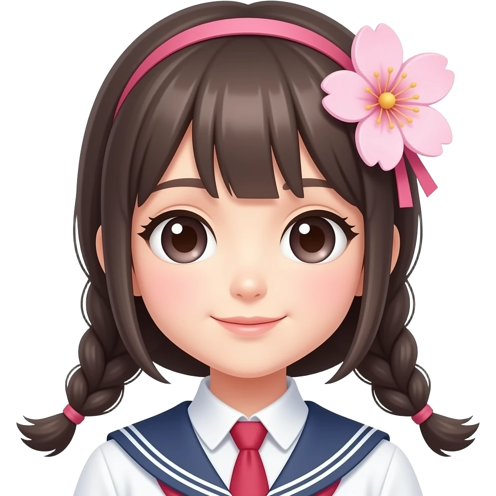 Sakura bow! emoji