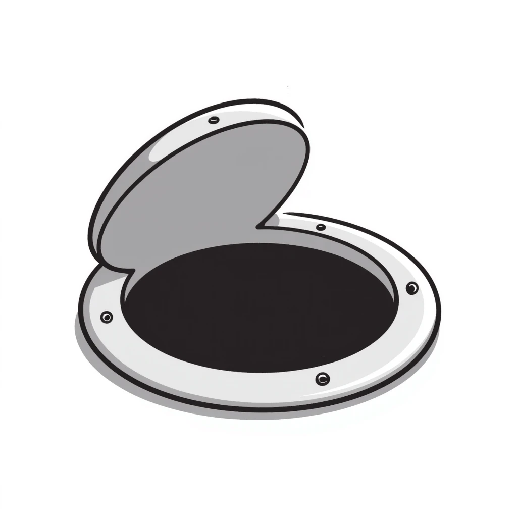 open manhole cover emoji