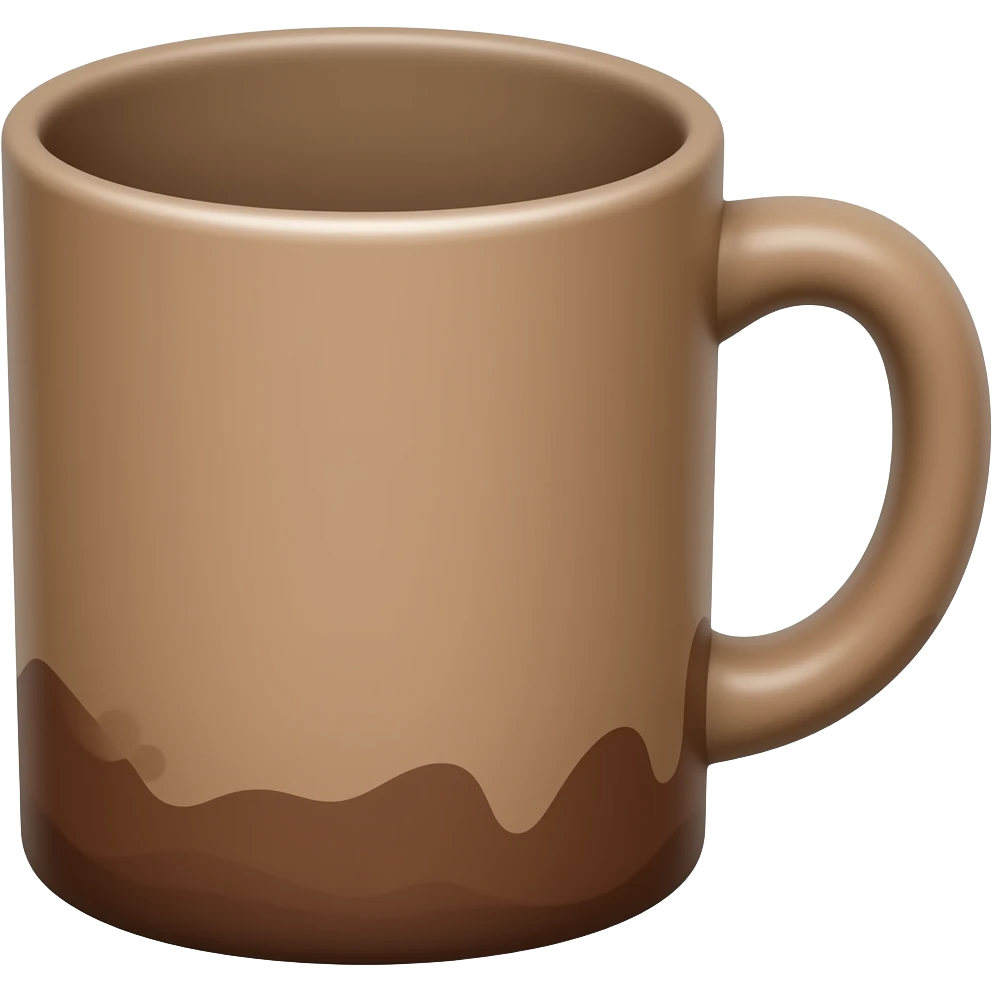 Mud mug emoji