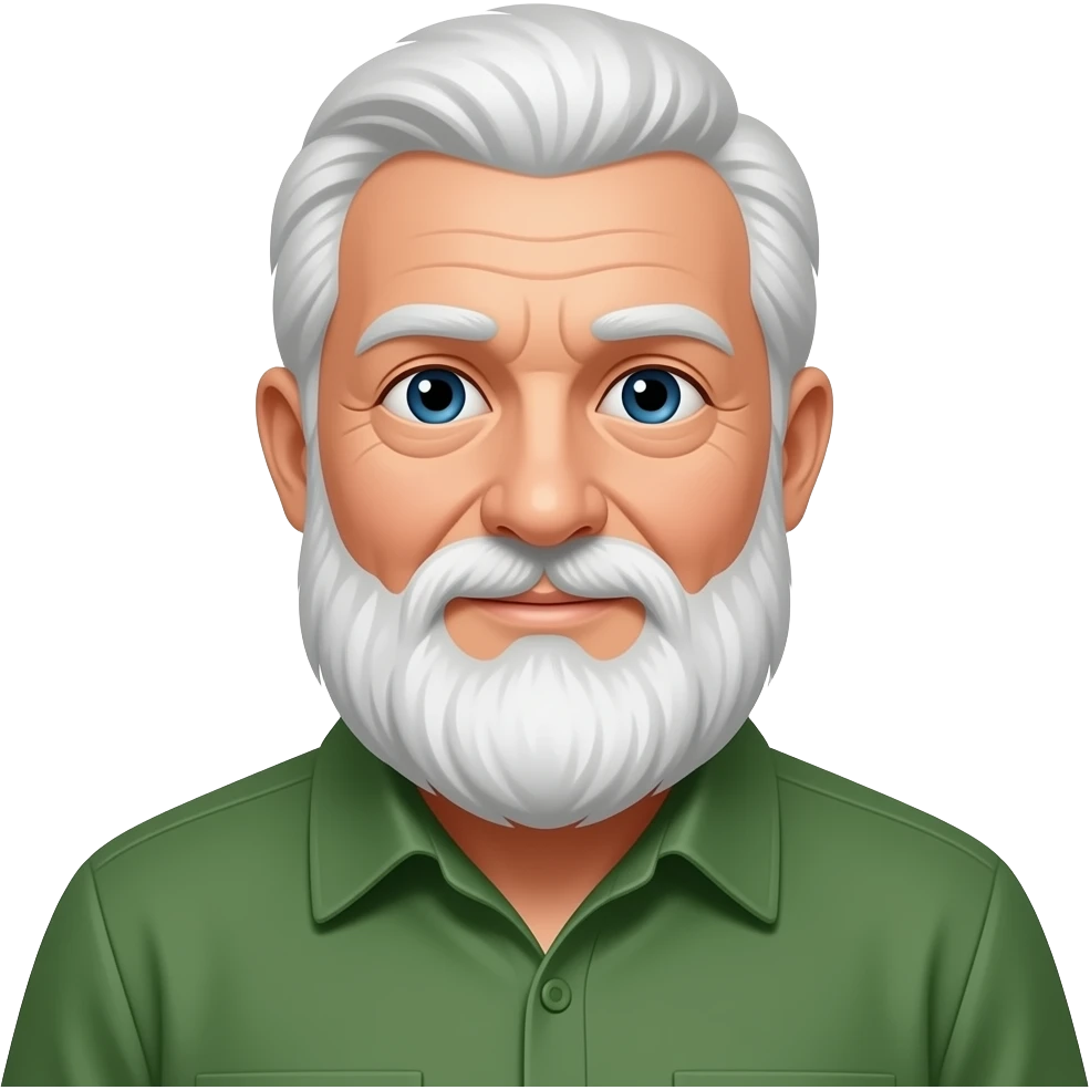 old man with green clothes emoji