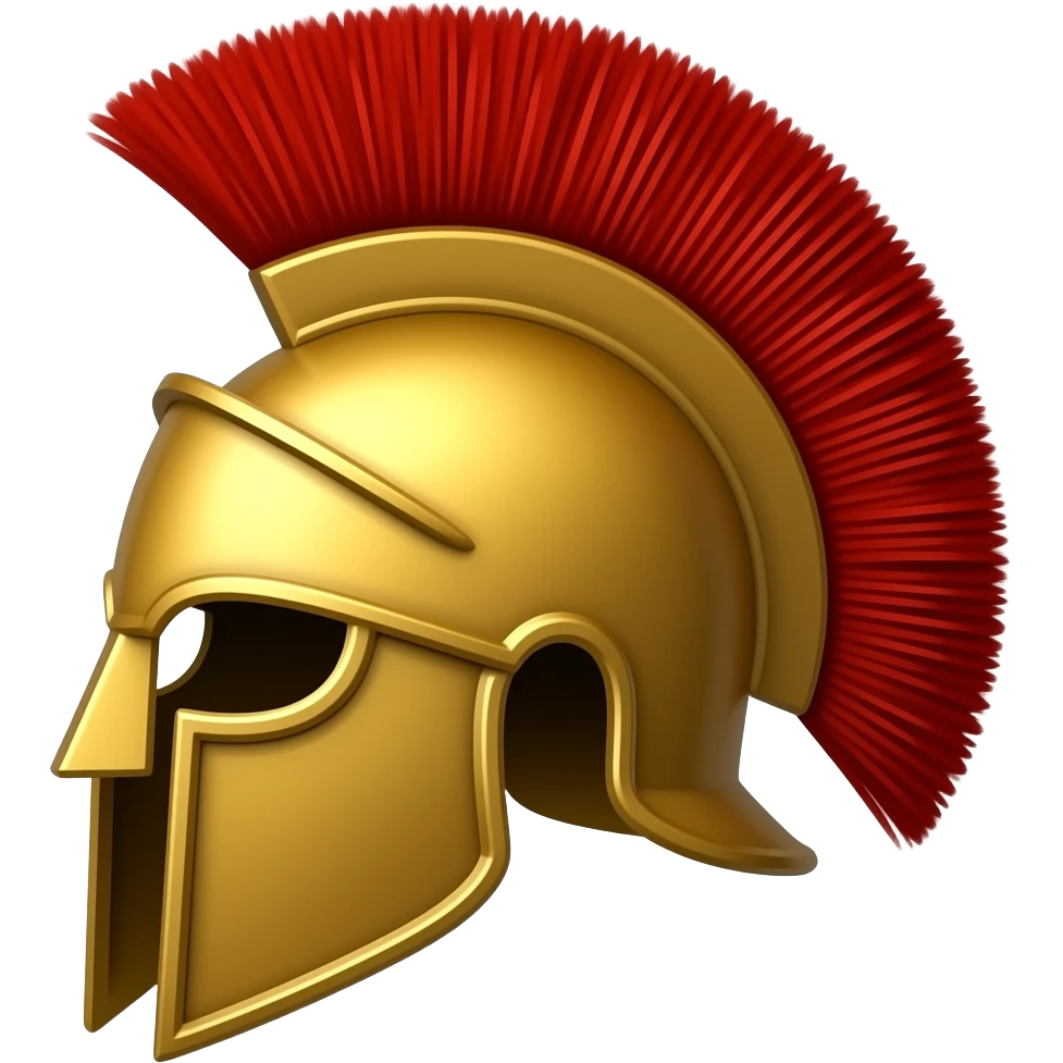 Casco de gladiador emoji