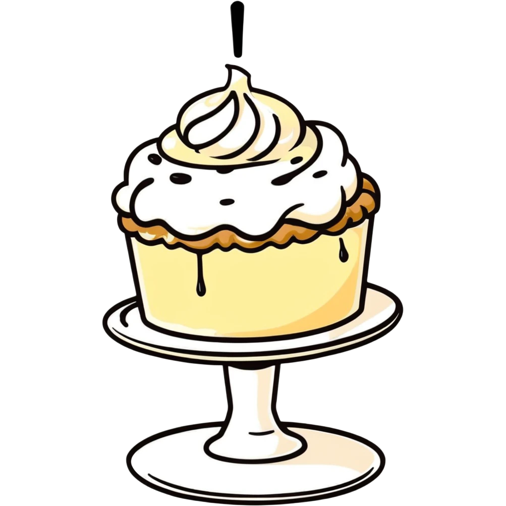 cream pie splat, exaggerated splash emoji