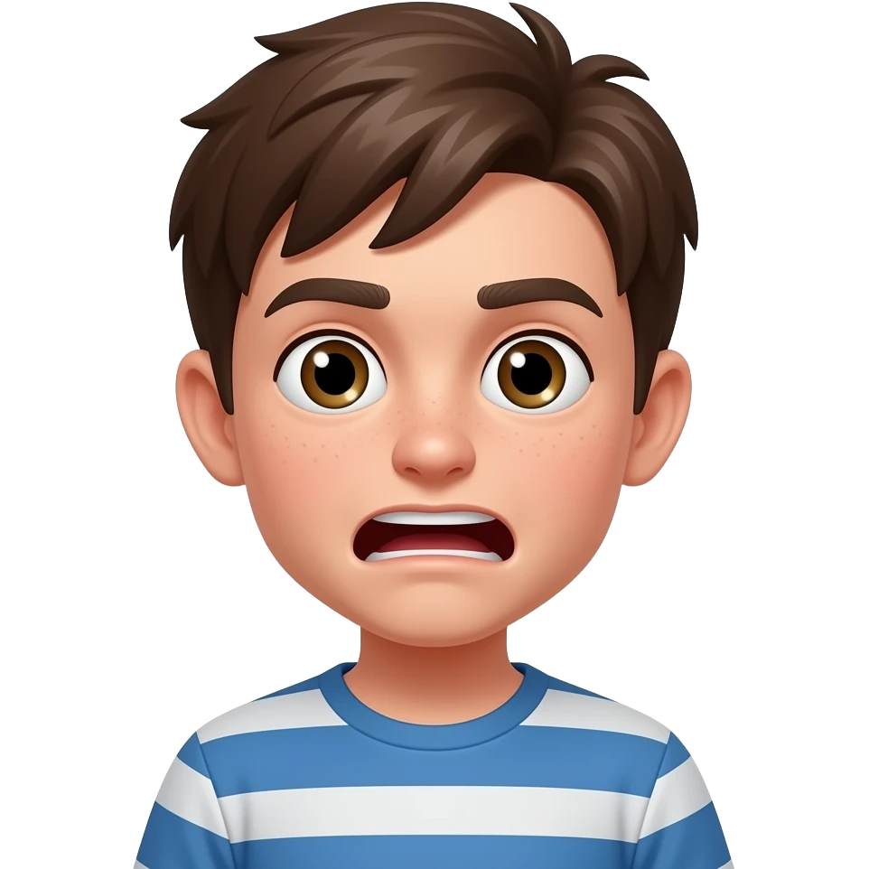 Crazy boy emoji