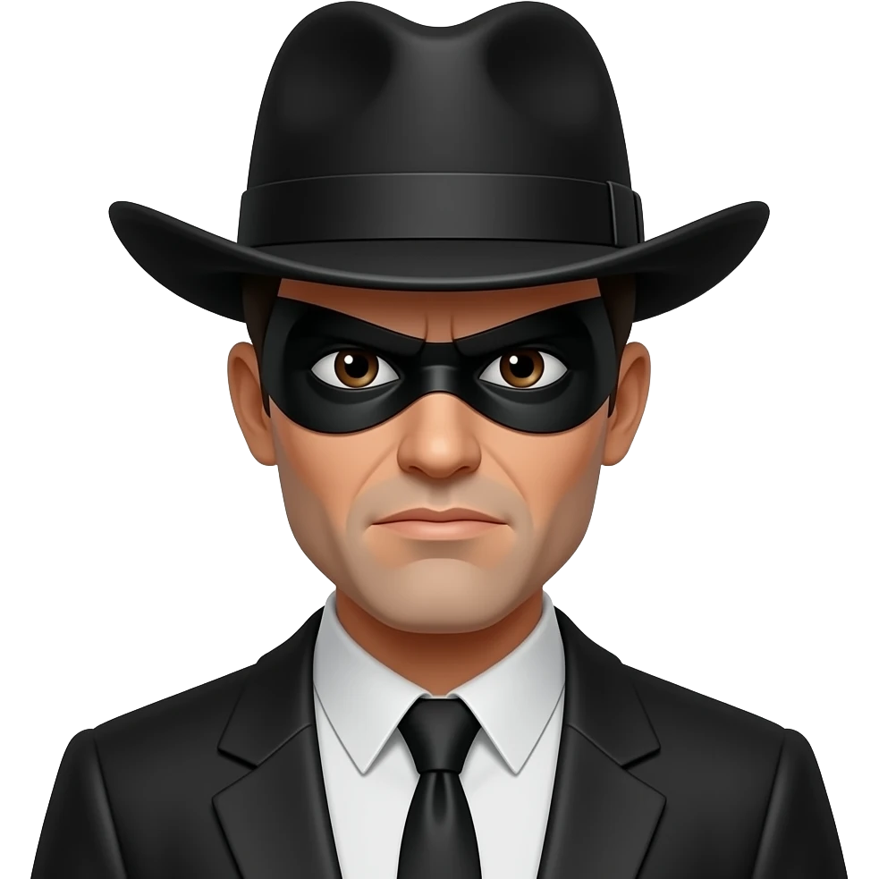 bandido triste sem chapeu mais abrasileirado emoji