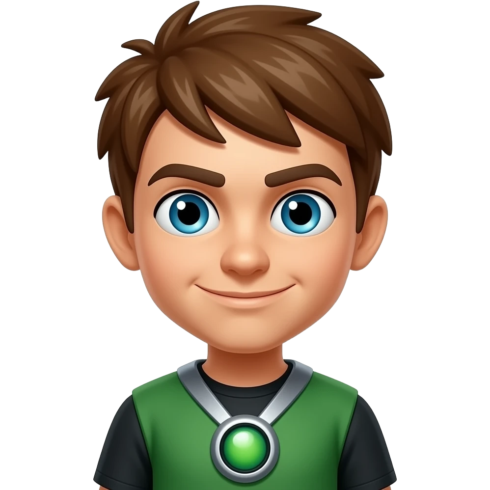 Ben. 10. Es. Un. Chico.  Con. El. Omnitrix emoji