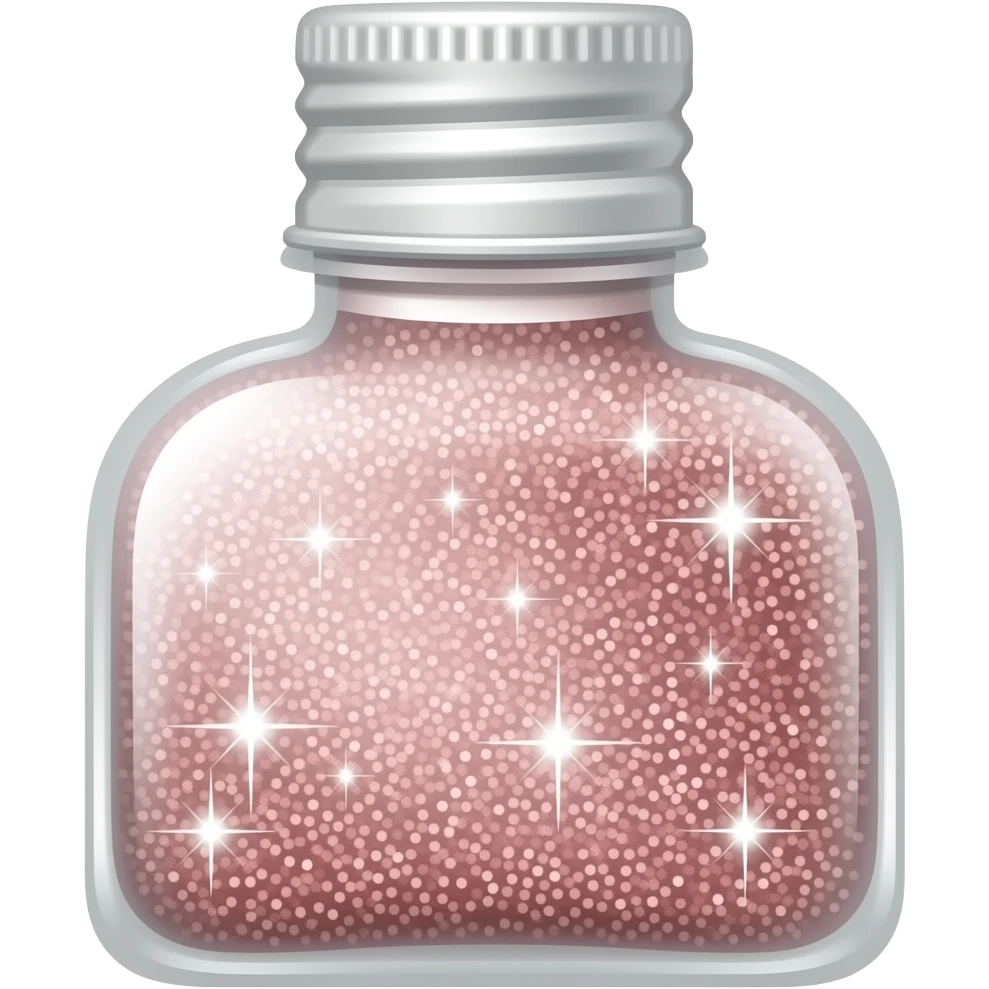 Glitter in a bottle emoji