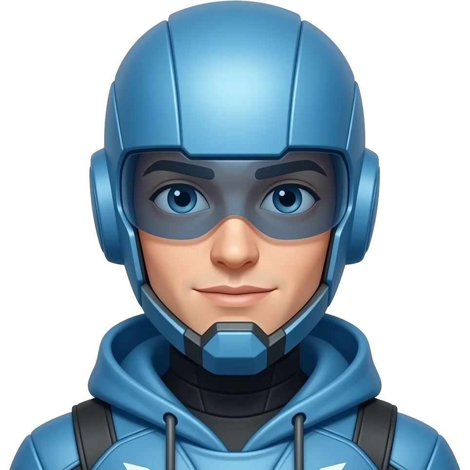 Blue tracor emoji