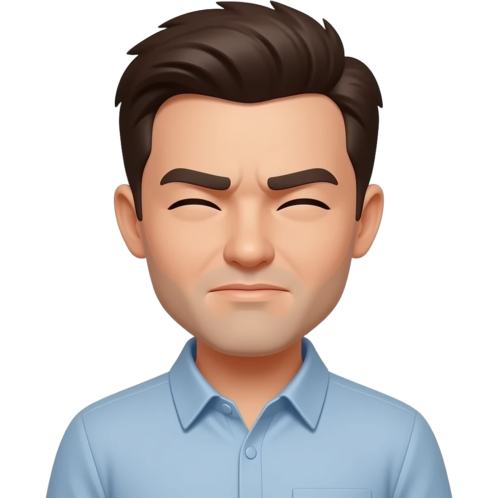 Make both his eyes squint emoji